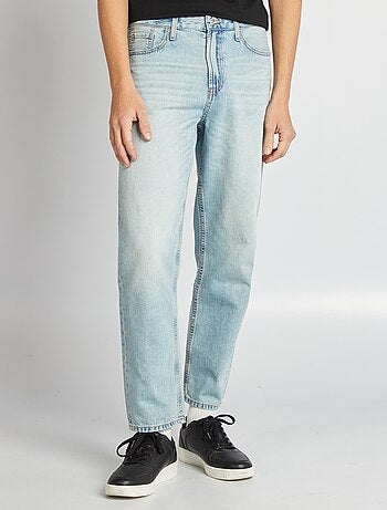 Jeans fit relaxed con canapa