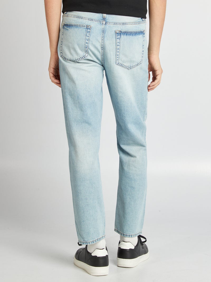Jeans fit relaxed con canapa BLU - Kiabi
