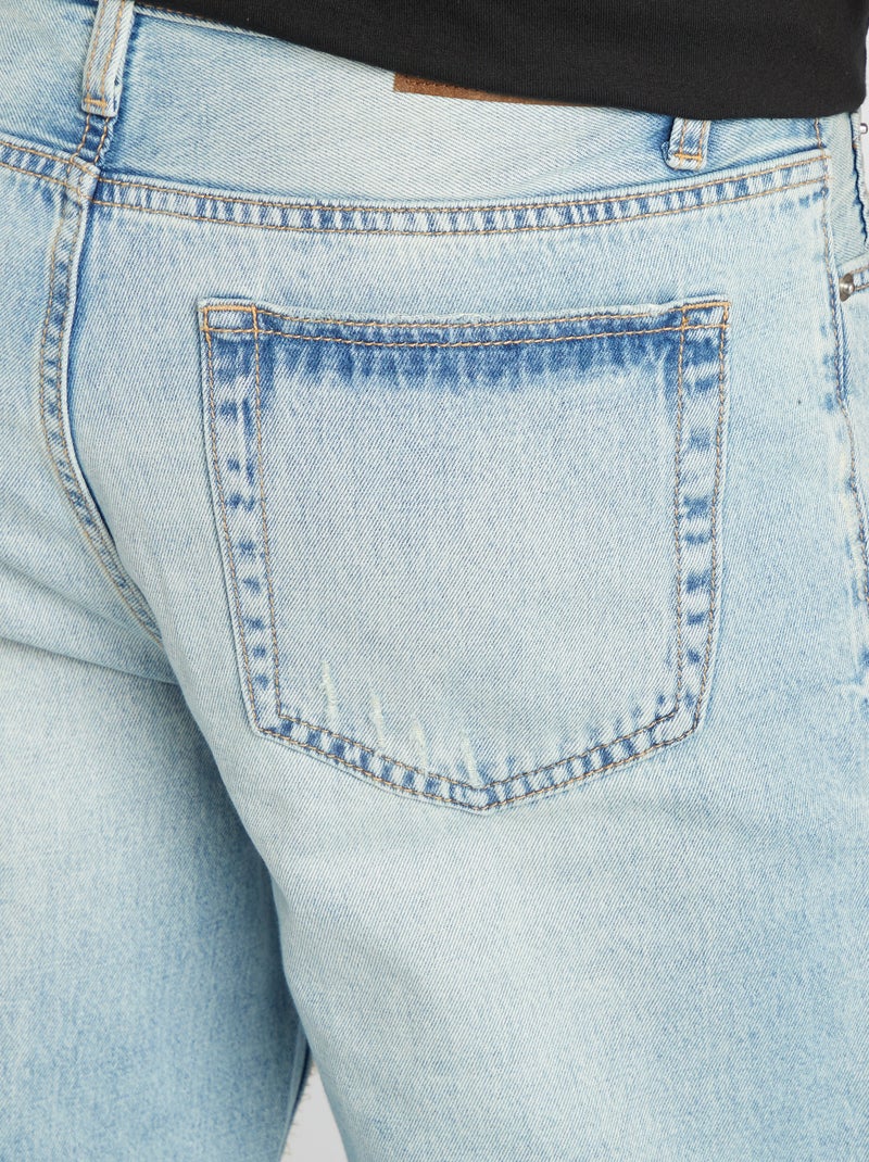 Jeans fit relaxed con canapa BLU - Kiabi