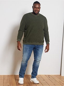 Taglie forti Uomo - Jeans fitted stretch L32 - Kiabi