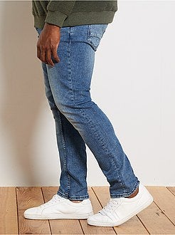 Taglie forti Uomo - Jeans fitted stretch L32 - Kiabi