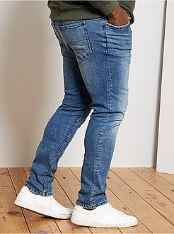 Taglie forti Uomo - Jeans fitted stretch L32 - Kiabi