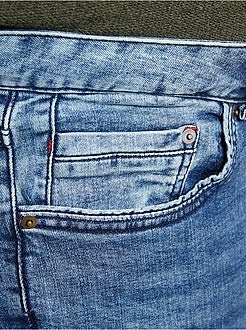 Taglie forti Uomo - Jeans fitted stretch L32 - Kiabi