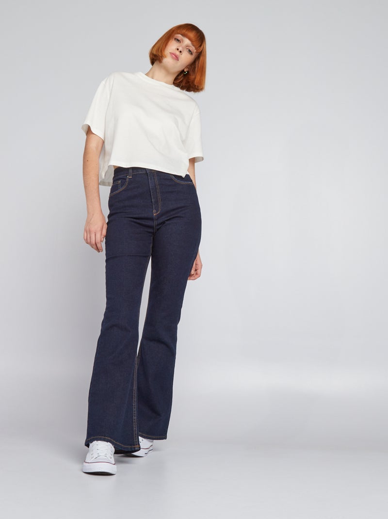 Jeans flare - 5 tasche BLU - Kiabi