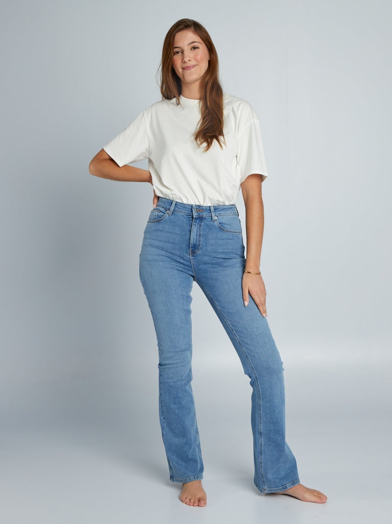 Jeans flare - L34 BLU - Kiabi
