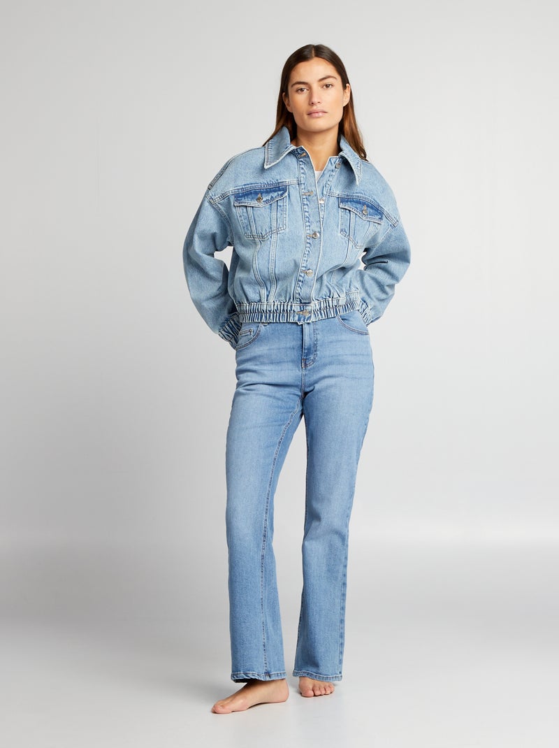 Jeans flare 5 tasche - L28 BLU - Kiabi