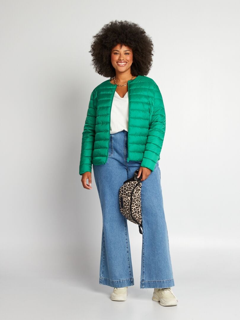 Jeans flare a vita alta Blu Denim chiaro - Kiabi