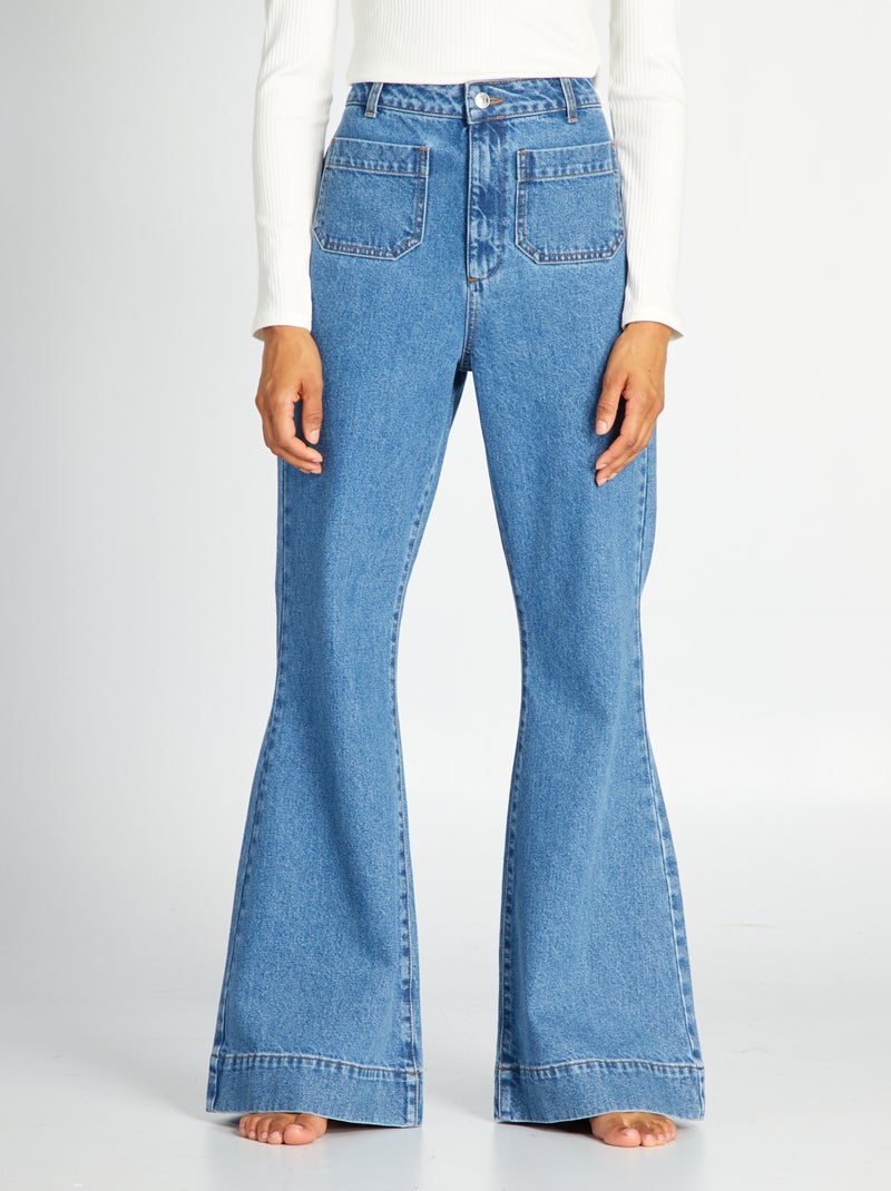 Jeans flare Blu Denim chiaro - Kiabi