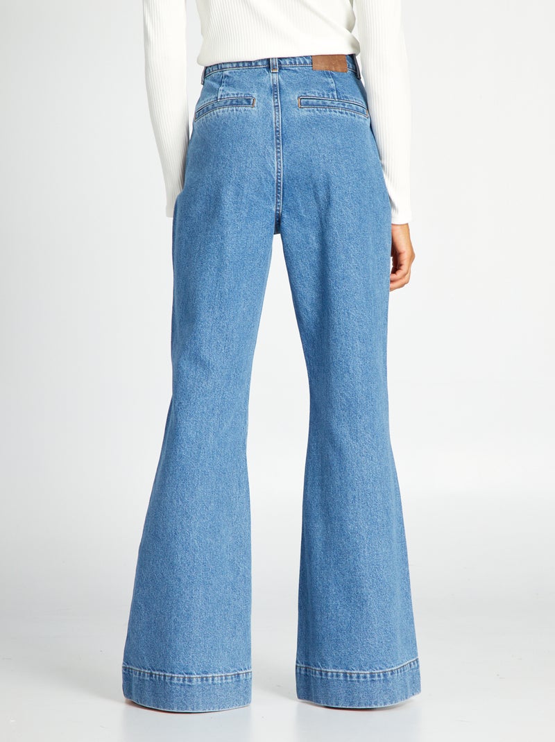 Jeans flare Blu Denim chiaro - Kiabi