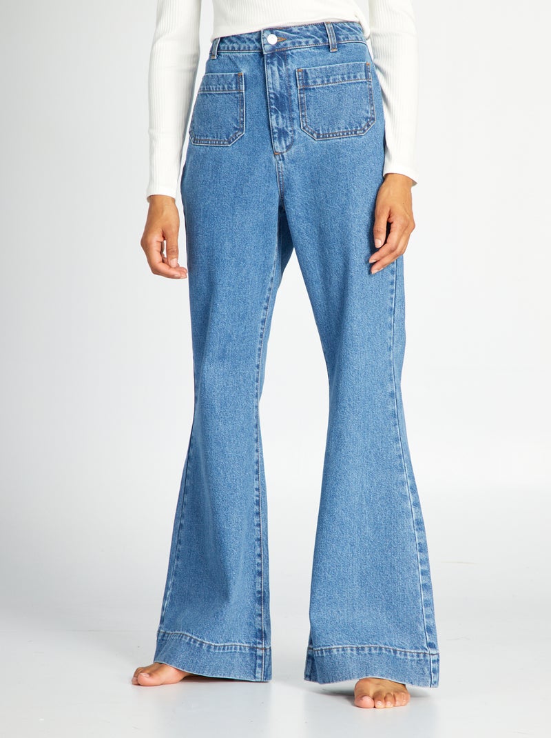 Jeans flare Blu Denim chiaro - Kiabi