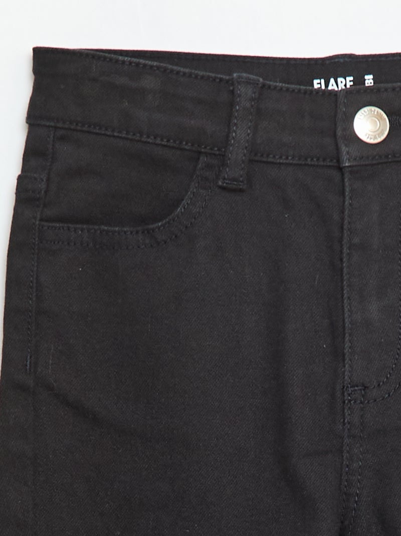 Jeans flare classici Nero - Kiabi