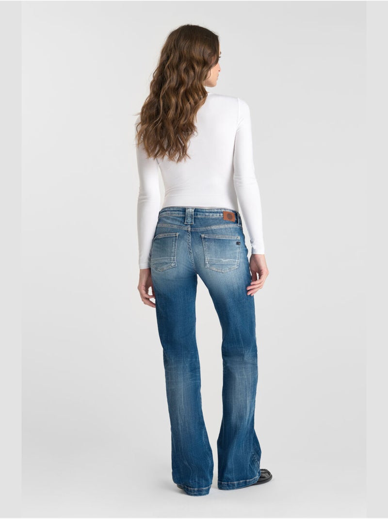 Jeans flare flare, lunghezza 34 Blu - Kiabi