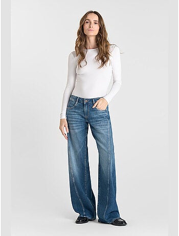 Jeans flare , lunghezza 34