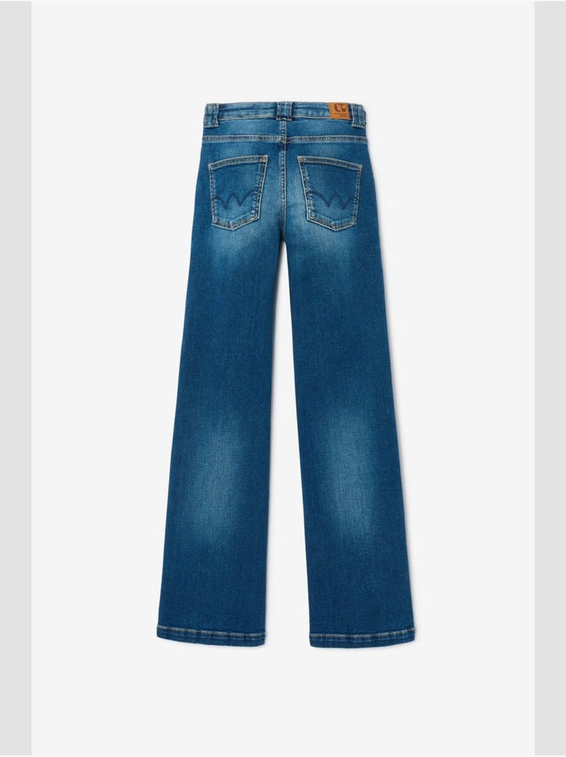 Jeans  flare, lunghezza 34 Blu - Kiabi
