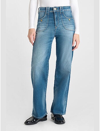 Jeans flare , lunghezza 34