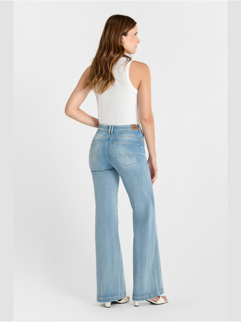 Jeans flare pulp flare, lunghezza 34 Blu - Kiabi