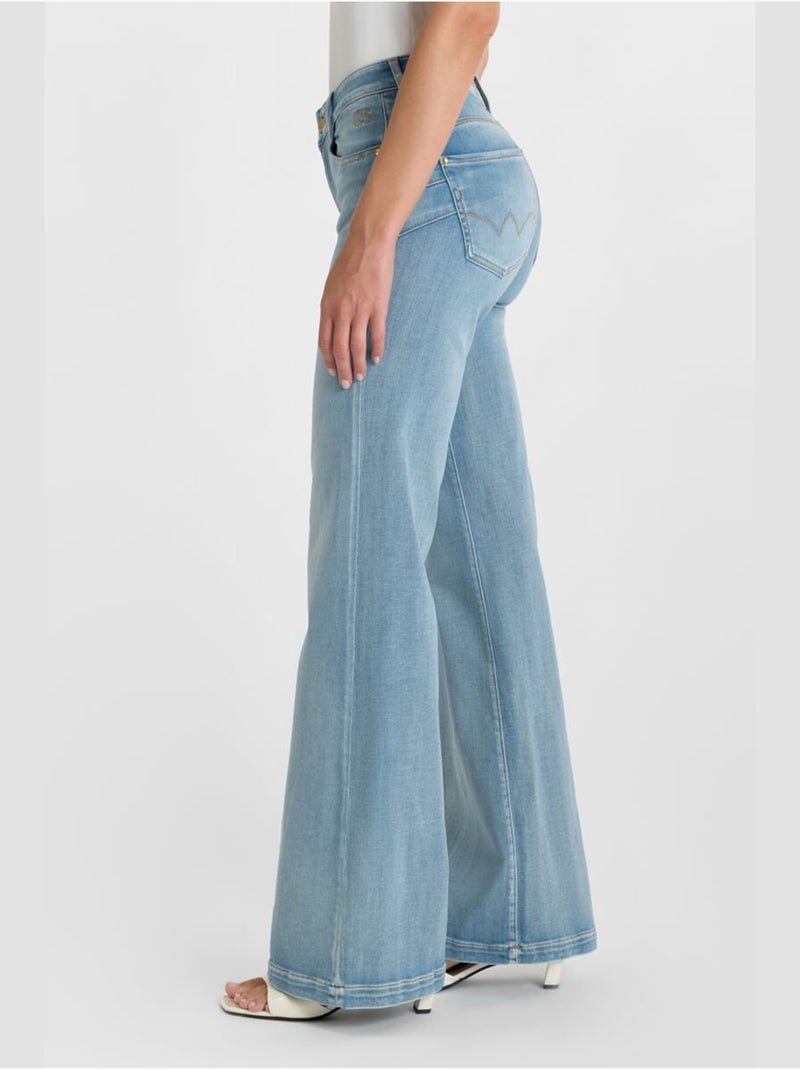 Jeans flare pulp flare, lunghezza 34 Blu - Kiabi