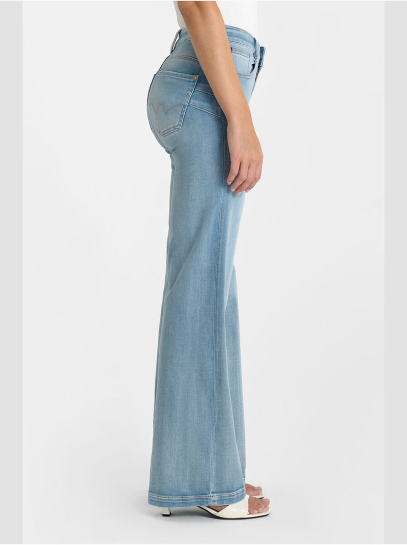 Jeans flare pulp flare, lunghezza 34 Blu - Kiabi