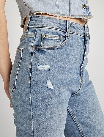 Jeans flare/bootcut a vita alta