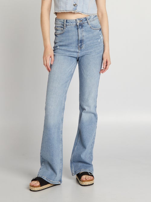 Jeans flare/bootcut a vita alta - Kiabi