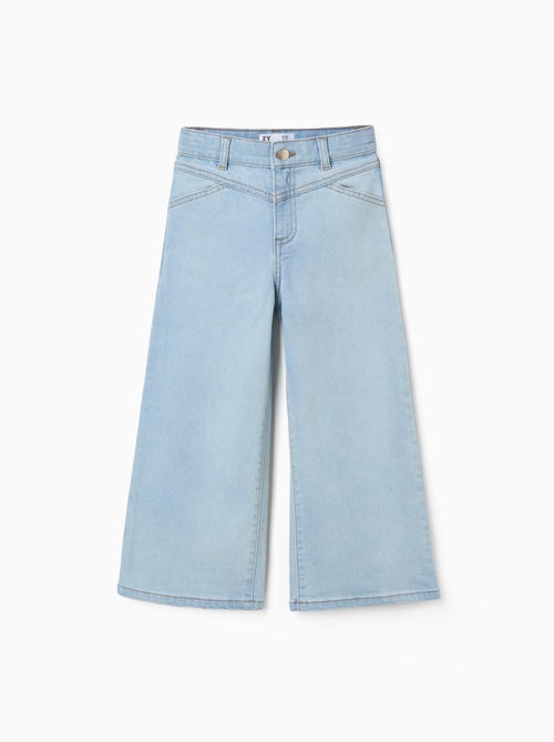 Jeans in cotone a gamba larga - Kiabi