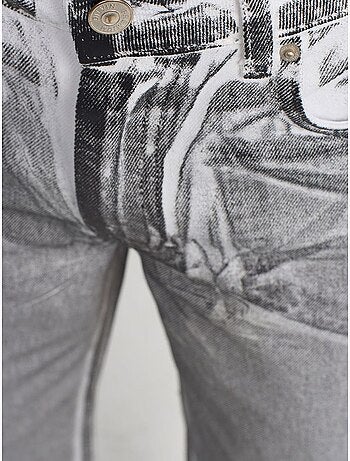 Jeans in cotone a vita alta a gamba dritta dilvin