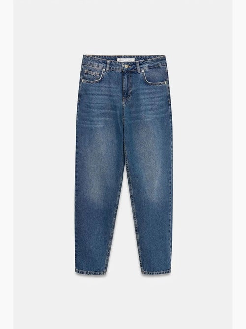 Jeans in cotone a vita bassa a gamba dritta dilvin - Kiabi