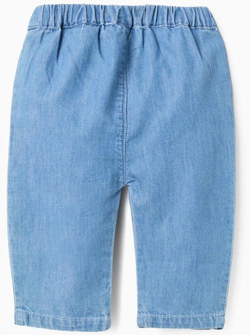 Jeans in cotone con cintura elastica - Kiabi