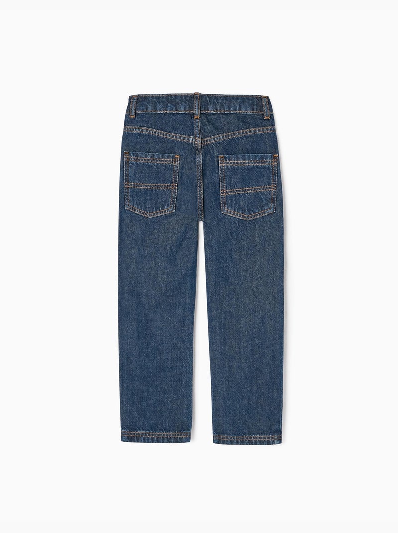 Jeans in cotone 'straight fit' Blu Blu - Kiabi