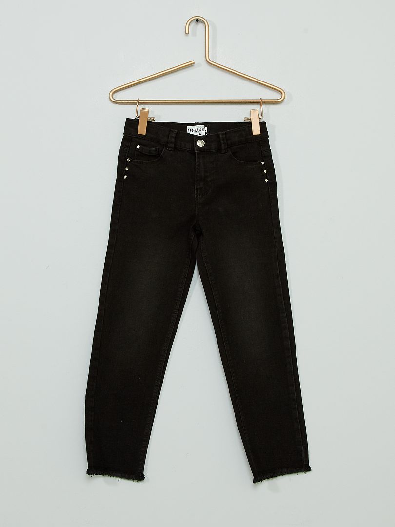 Jeans in cotone stretch 'stelle' NERO - Kiabi