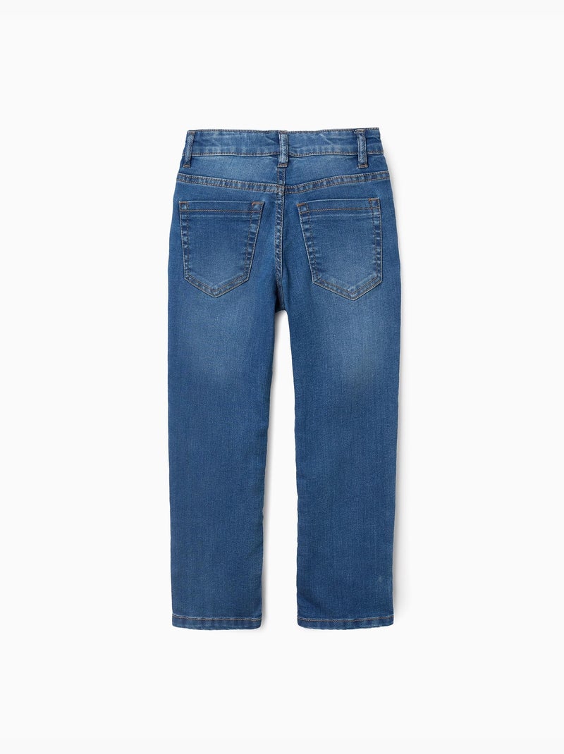 Jeans in demin straight Blu Blu - Kiabi