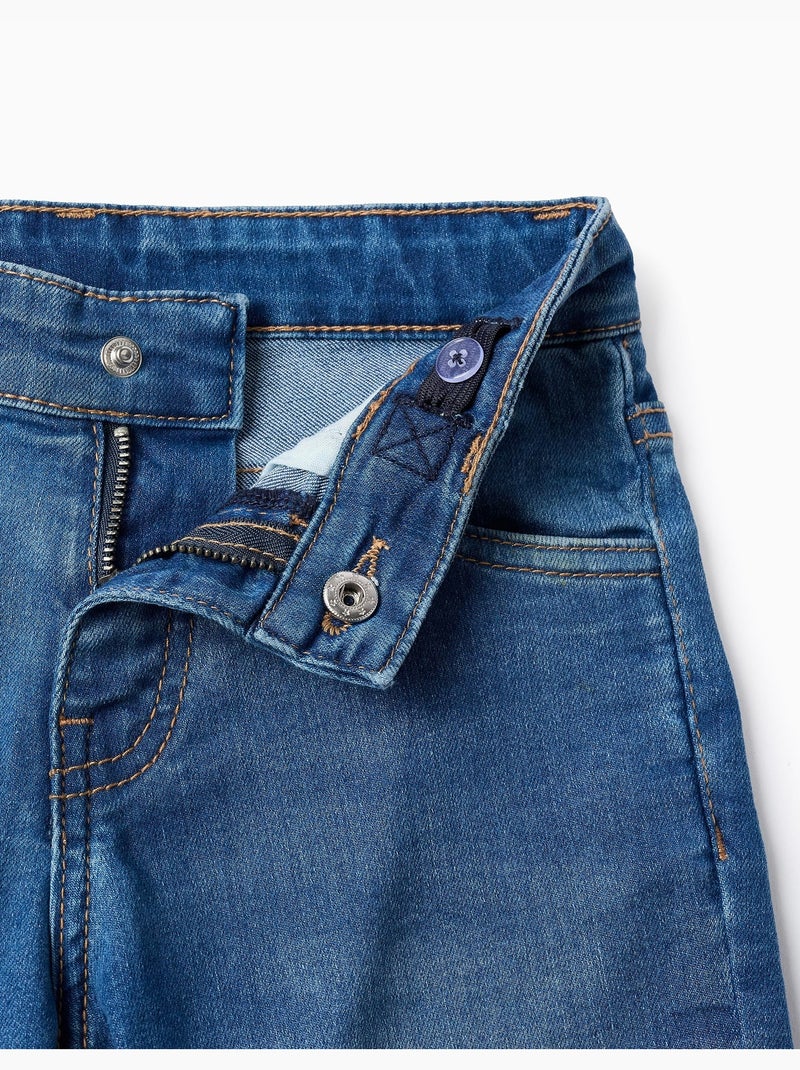 Jeans in demin straight Blu Blu - Kiabi