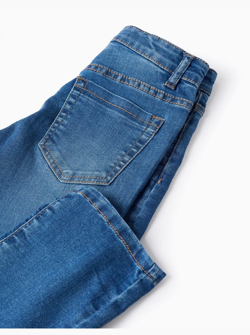 Jeans in demin straight Blu Blu - Kiabi