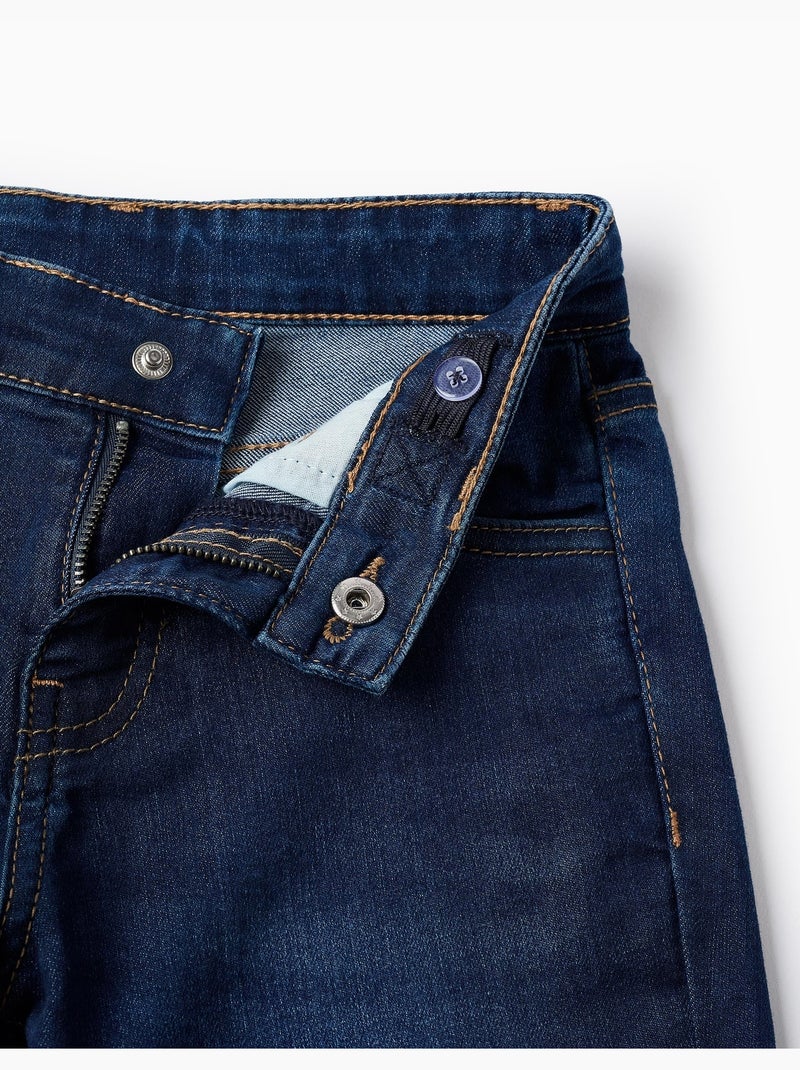 Jeans in demin straight Blu scuro - Kiabi