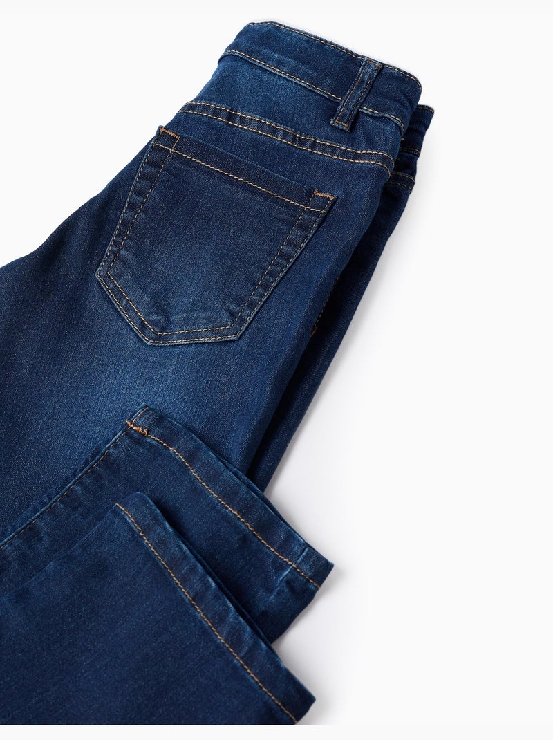 Jeans in demin straight Blu scuro - Kiabi