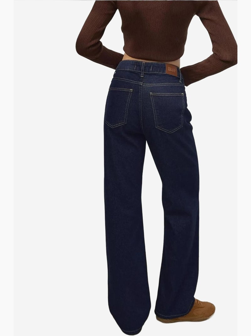 Jeans in denim a gamba dritta hiccup Blu grigiastro - Kiabi