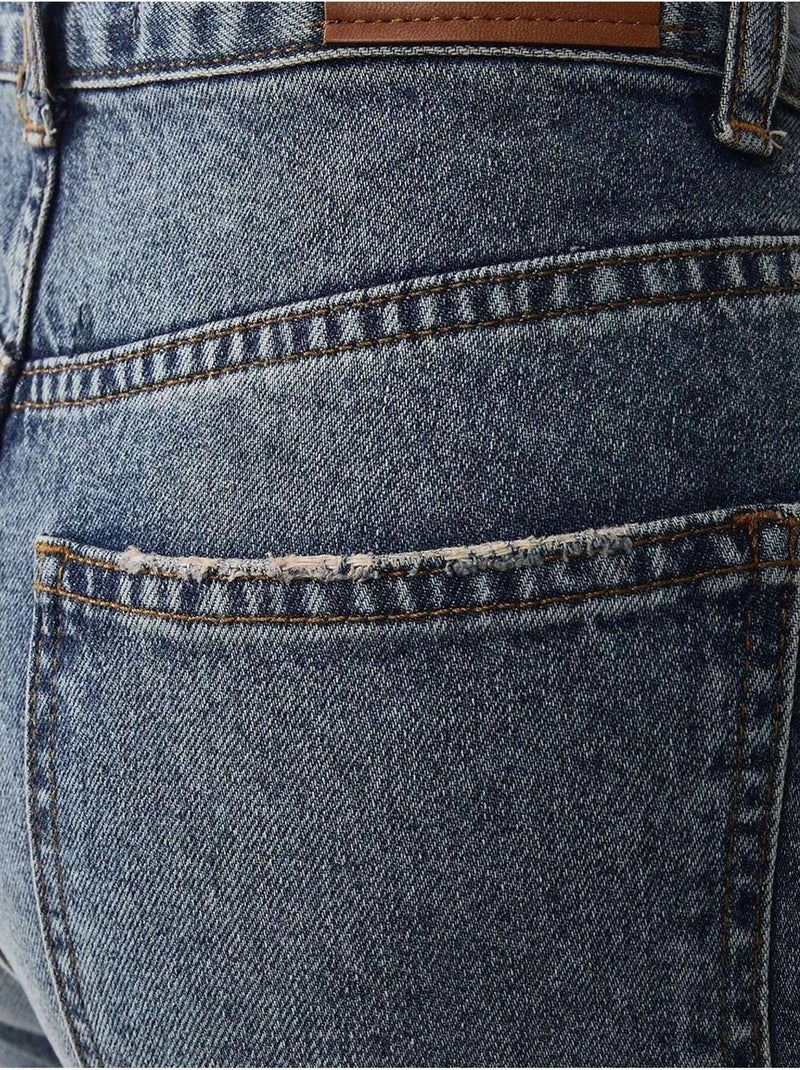 Jeans in denim a gamba dritta hiccup Blu - Kiabi