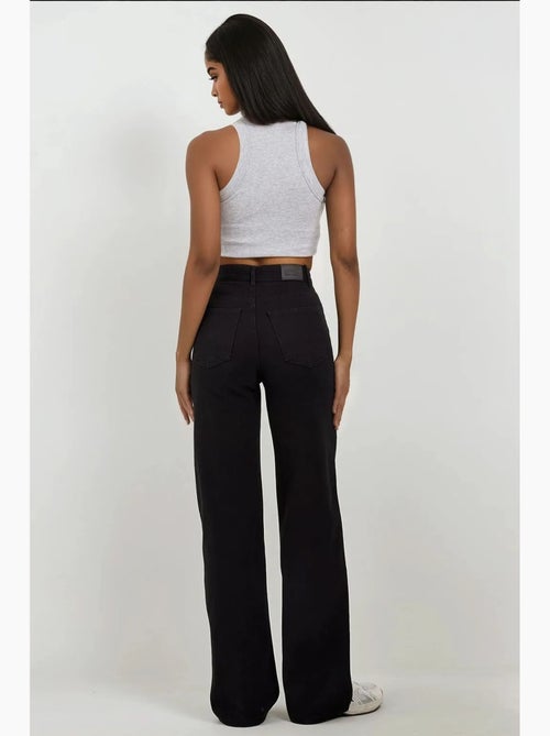 Jeans in denim a gamba dritta hiccup - Kiabi Jeans in denim a gamba dritta hiccup - Kiabi