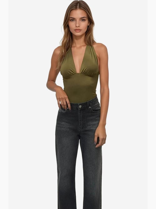 Jeans in denim a gamba dritta hiccup - Kiabi Jeans in denim a gamba dritta hiccup - Kiabi