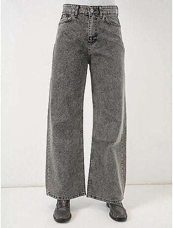 Jeans in denim a vita alta loose fit a gamba ampia bdart