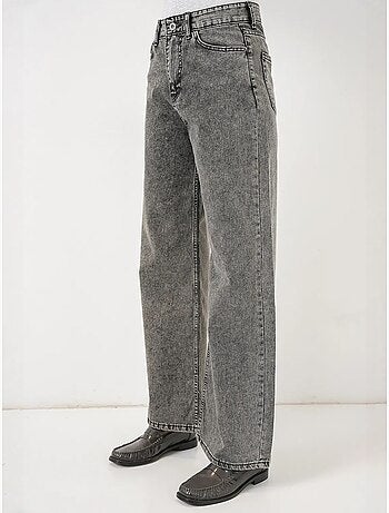 Jeans in denim a vita alta loose fit a gamba ampia bdart