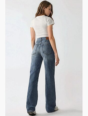 Jeans in denim a vita normale e gamba dritta hiccup