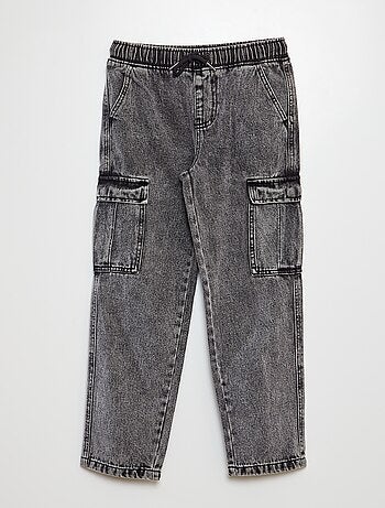 Jeans in denim con tasche