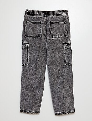 Jeans in denim con tasche