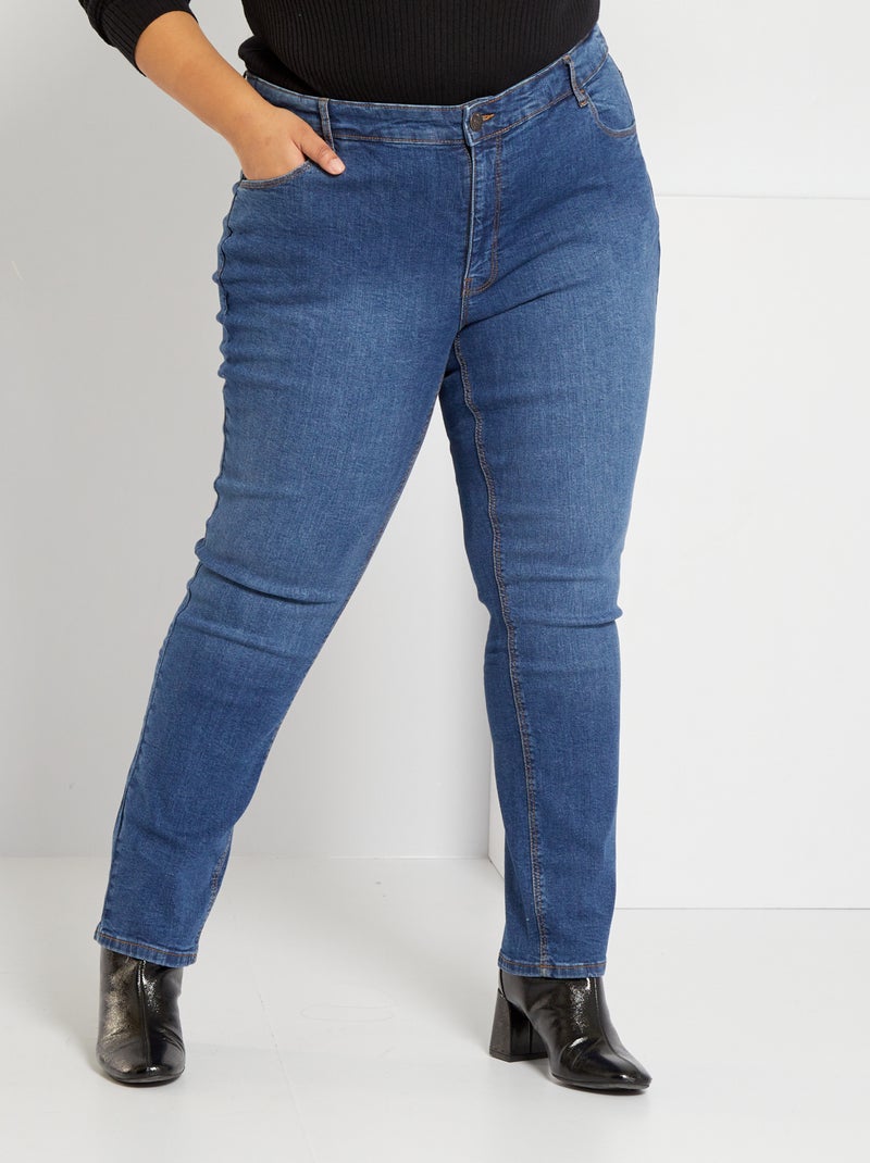 Jeans in denim stretch BLU - Kiabi