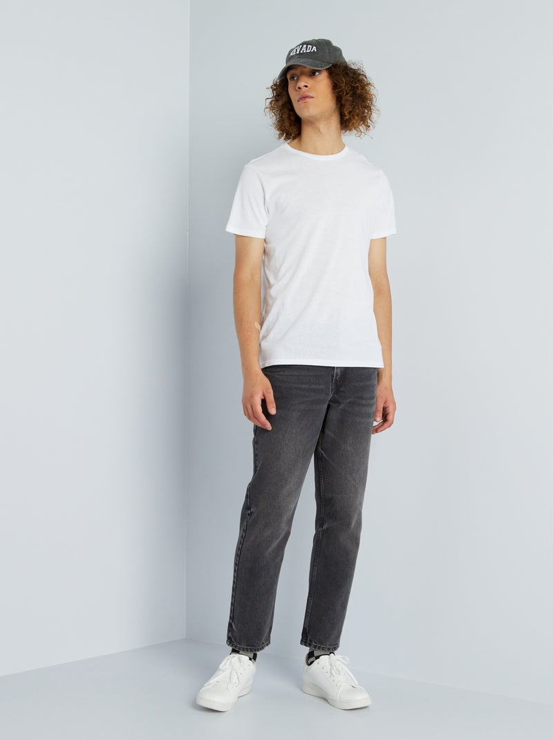 Jeans in denim stretch NERO - Kiabi