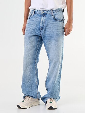 Jeans in denim taglio ampio 5 tasche