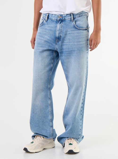 Jeans in denim taglio ampio 5 tasche - Kiabi