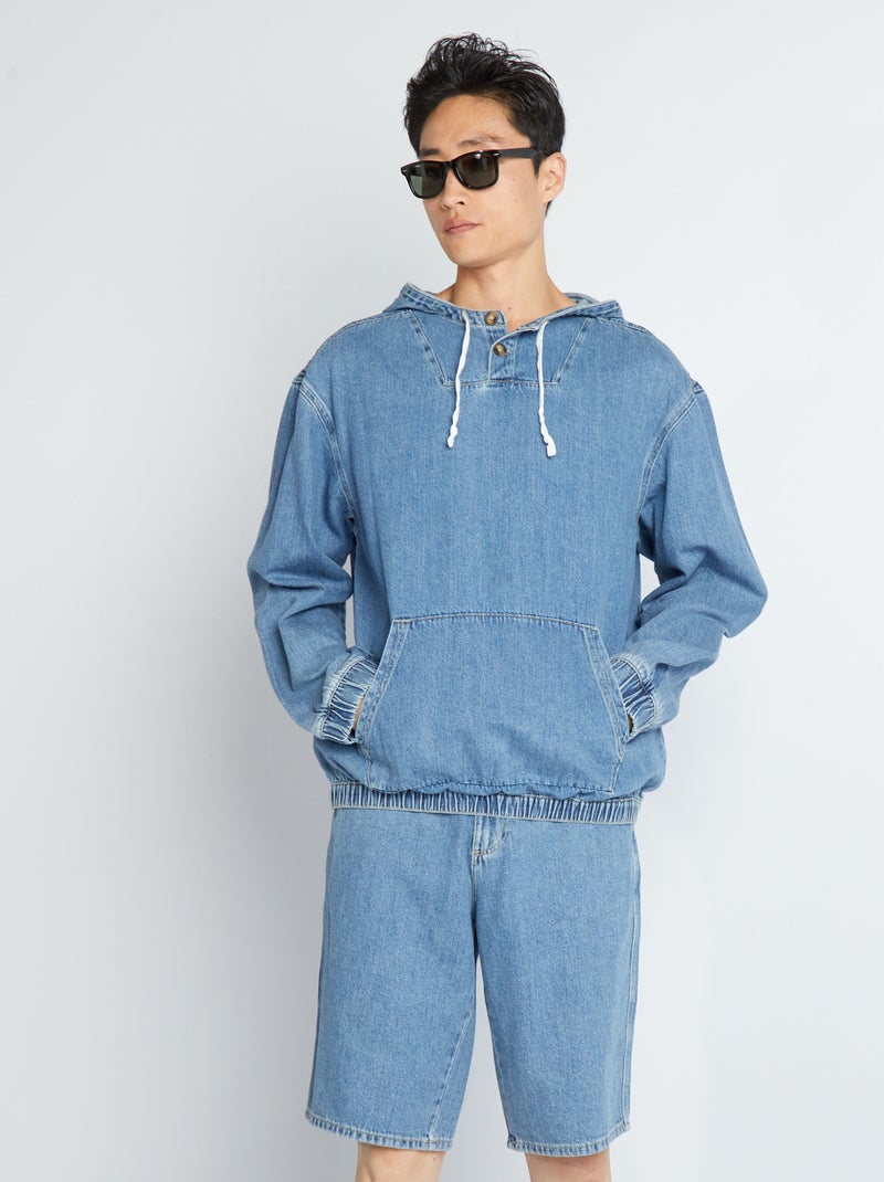 Jeans in denim x canapa BLU - Kiabi