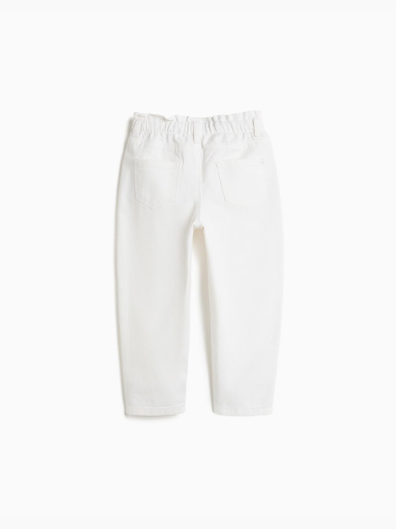 Jeans in sacchetto di carta, mo fashion Bianco - Kiabi